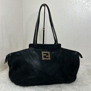 💯Authentic Fendi FF Lampo Chain Shoulder Tote Bag🍀